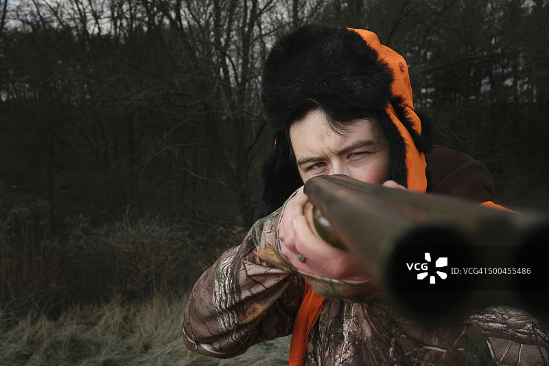 猎人瞄准示意图片素材