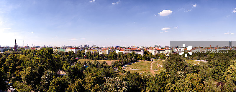 柏林绿色公园全景图图片素材