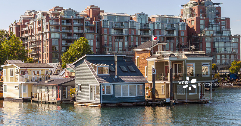 加拿大维多利亚渔人码头图片素材