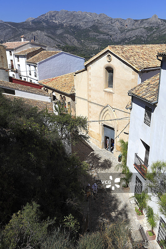 瓜达莱斯特中世纪村庄图片素材