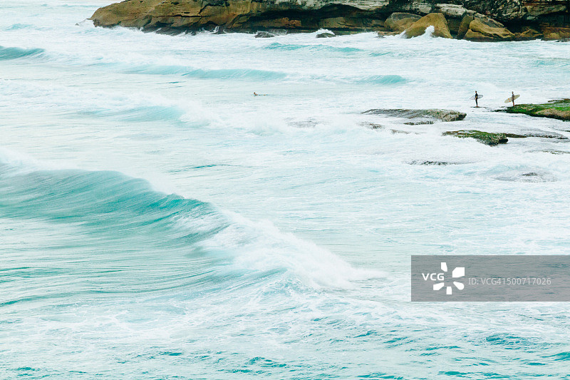 澳大利亚悉尼的冲浪者图片素材