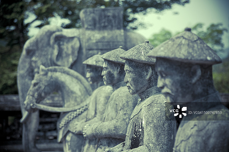 越南岘港顺化启定皇陵图片素材