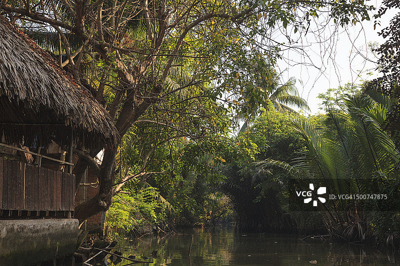 越南湄公河三角洲芹苴市图片素材