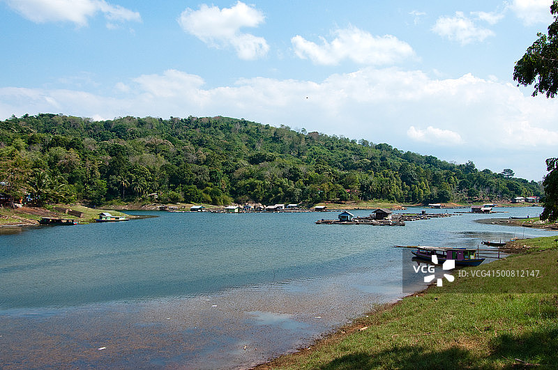 婆罗洲里安卡南湖图片素材