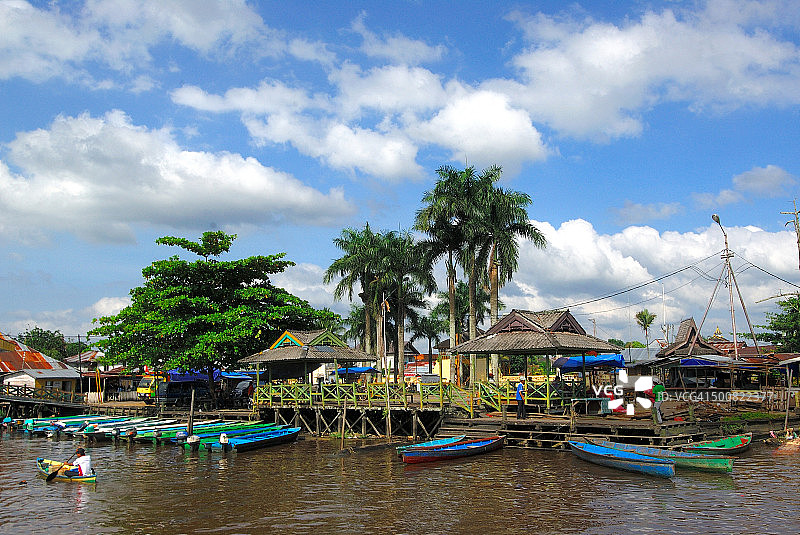 坤甸，加里曼丹岛图片素材