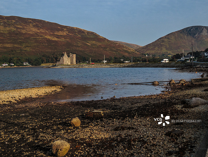 阿伦岛的洛克兰扎城堡图片素材