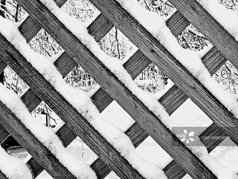 乡村雪荷载图片素材