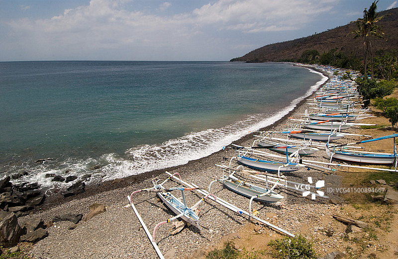 巴厘岛阿梅德海滩图片素材
