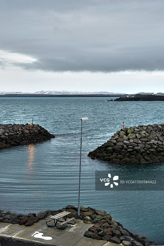 冰岛雷克雅内斯半岛凯夫拉维克海滨图片素材