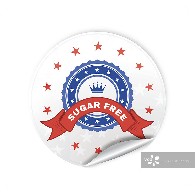 无糖贴纸图片素材