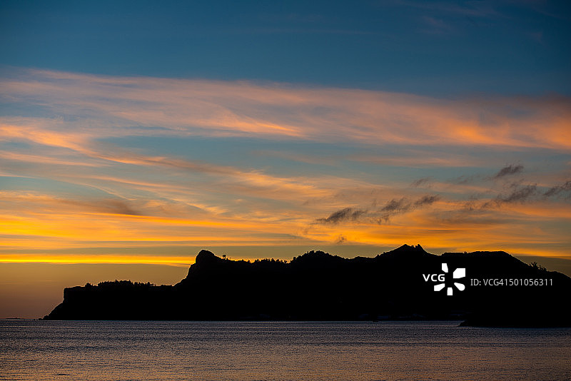 小笠原群岛日落图片素材