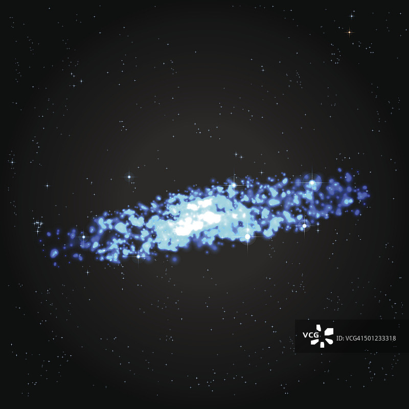 太空中带有星星的星云星系图片素材