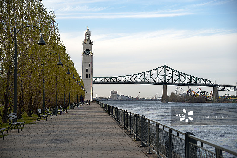 蒙特利尔老港图片素材