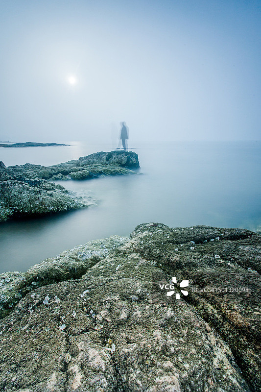 北戴河日出图片素材