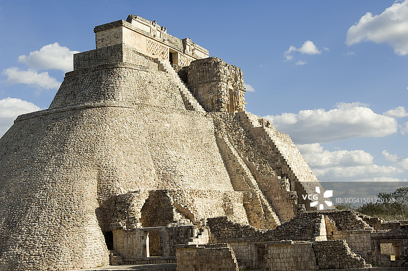 乌斯马尔，阿迪维诺金字塔图片素材