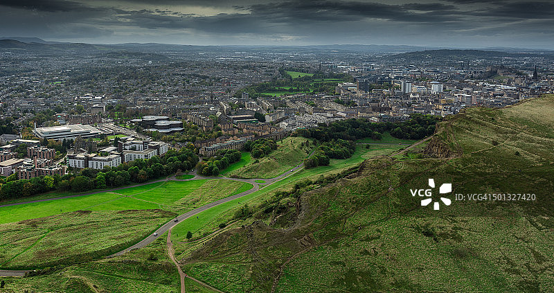 苏格兰爱丁堡城市风光图片素材