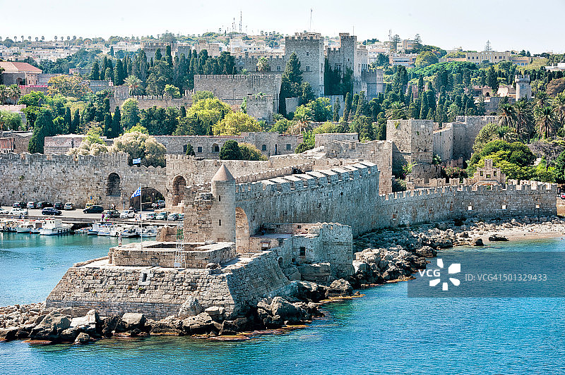 曼德拉基港与大教长宫殿图片素材