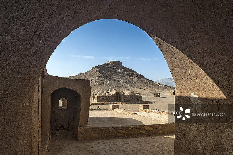 寂静塔附近的遗址图片素材