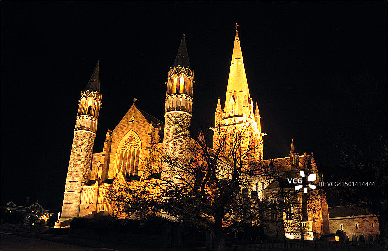 澳大利亚维多利亚州中部本迪戈大教堂图片素材