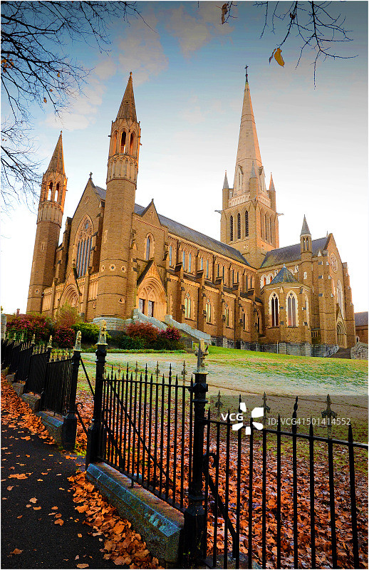 澳大利亚维多利亚州中部本迪戈大教堂图片素材