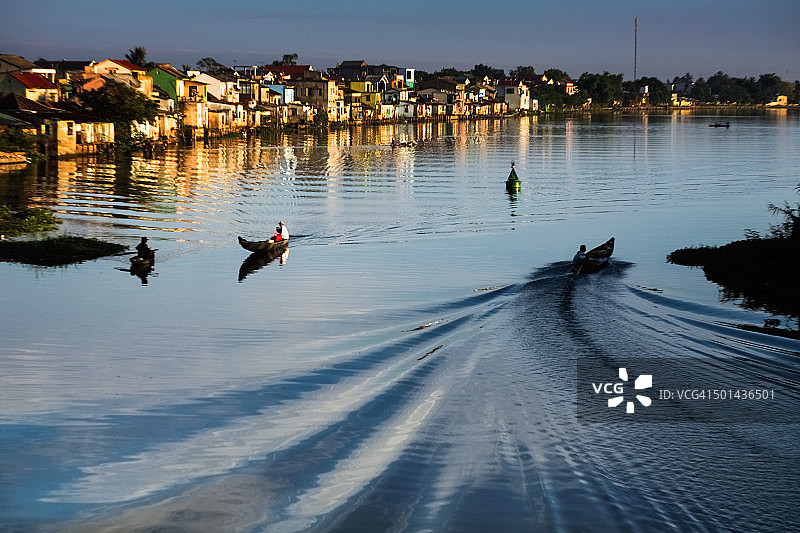 顺化香江日出图片素材