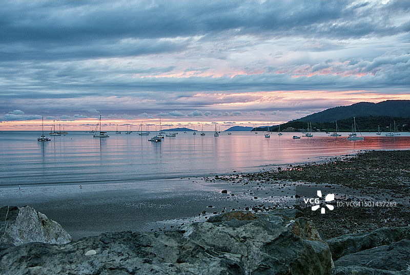 艾尔利海滩日出图片素材