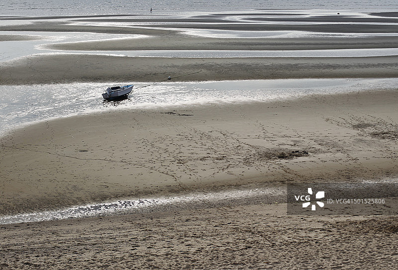 科德角海滩低潮图片素材