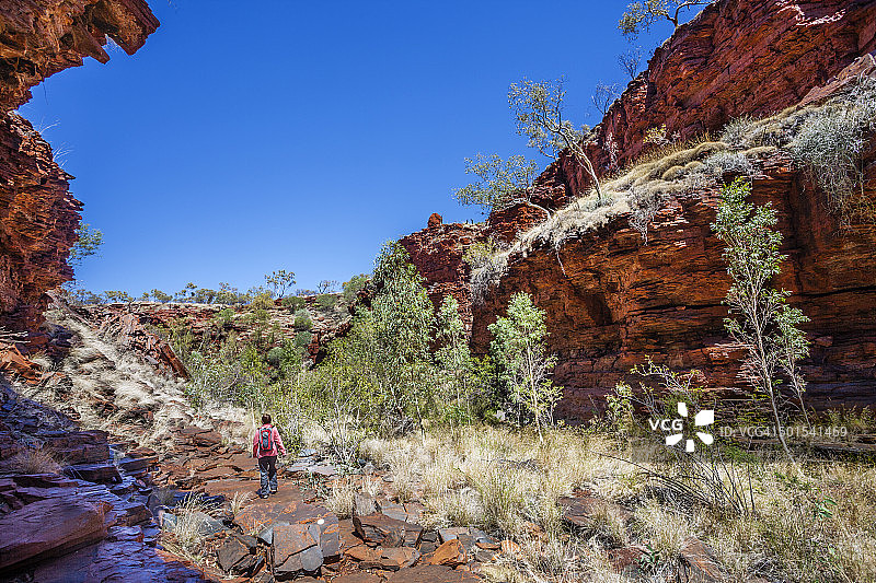 卡里吉尼国家公园韦阿诺峡谷徒步图片素材