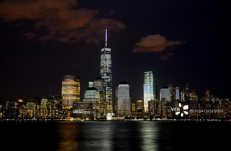 纽约市天际线图片素材