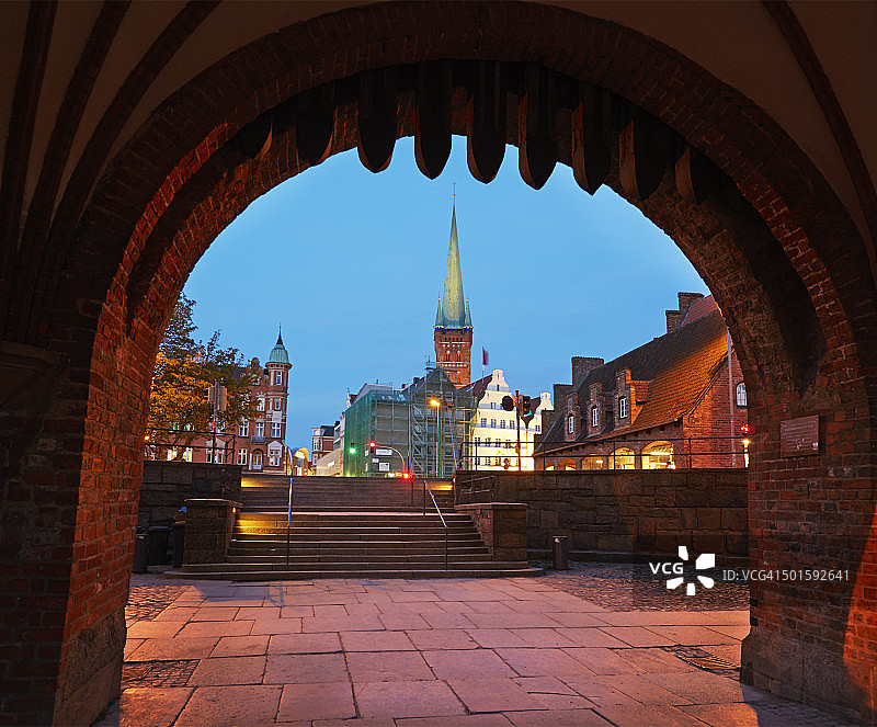 吕贝克圣雅各布教堂图片素材