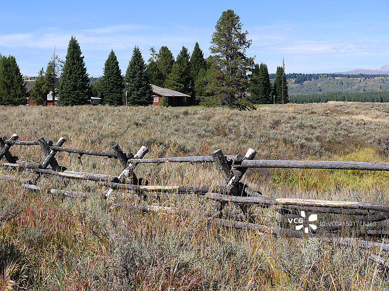 哈里曼州立公园的铁路牧场图片素材
