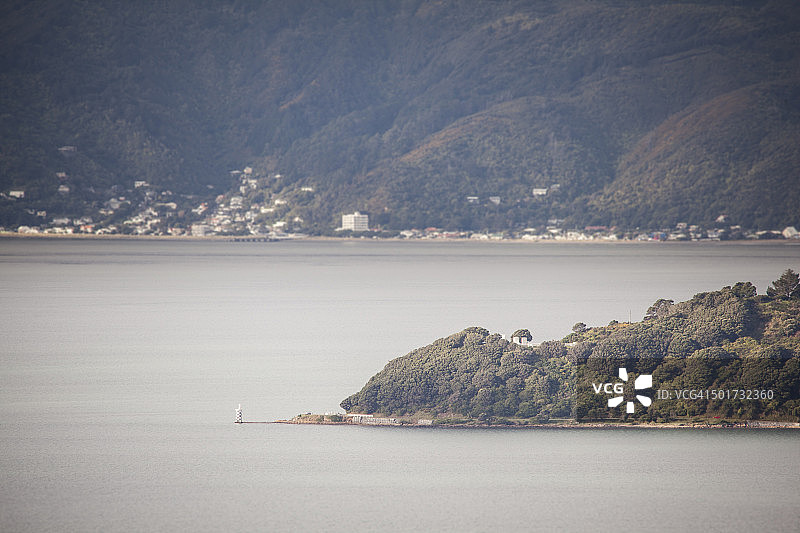 新西兰惠灵顿哈尔斯韦尔角灯塔图片素材