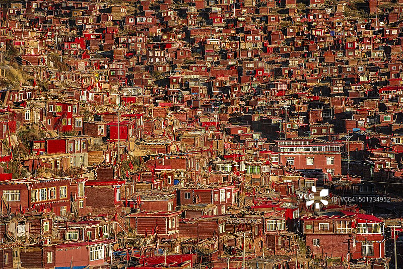 喇荣五明佛学院图片素材