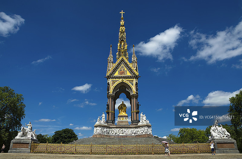 伦敦艾尔伯特纪念碑图片素材