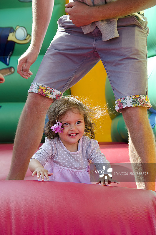 充气城堡乐趣图片素材