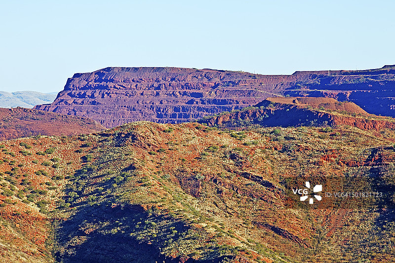 汤姆普莱斯铁矿，西澳大利亚州图片素材