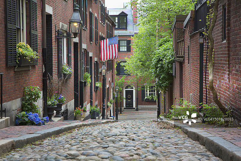 老式街道景观图片素材