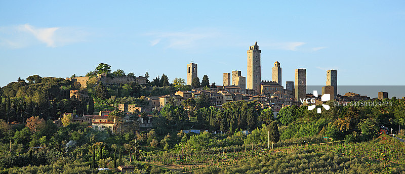 意大利托斯卡纳圣吉米尼亚诺图片素材