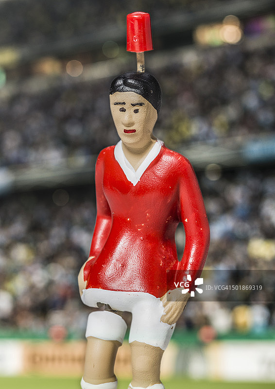 体育场内的足球运动员图片素材