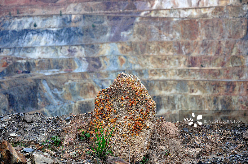 里奥廷托矿区：阿塔拉亚矿坑图片素材