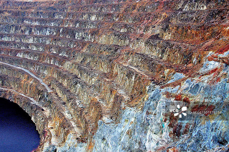 里奥廷托矿区：阿塔拉亚矿坑图片素材