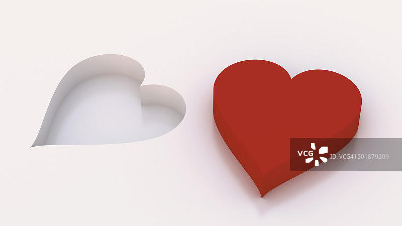 两颗心图片素材