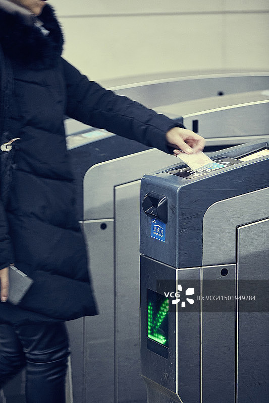 北京地铁非接触支付图片素材