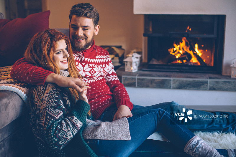 舒适的山区假日图片素材