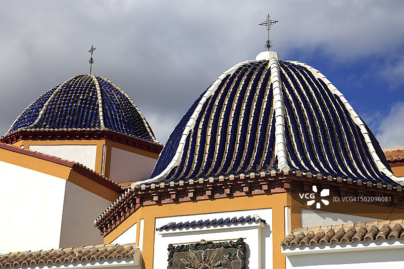 贝尼多姆卡斯特拉广场圣詹姆斯教堂图片素材