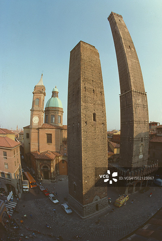 博洛尼亚双塔图片素材
