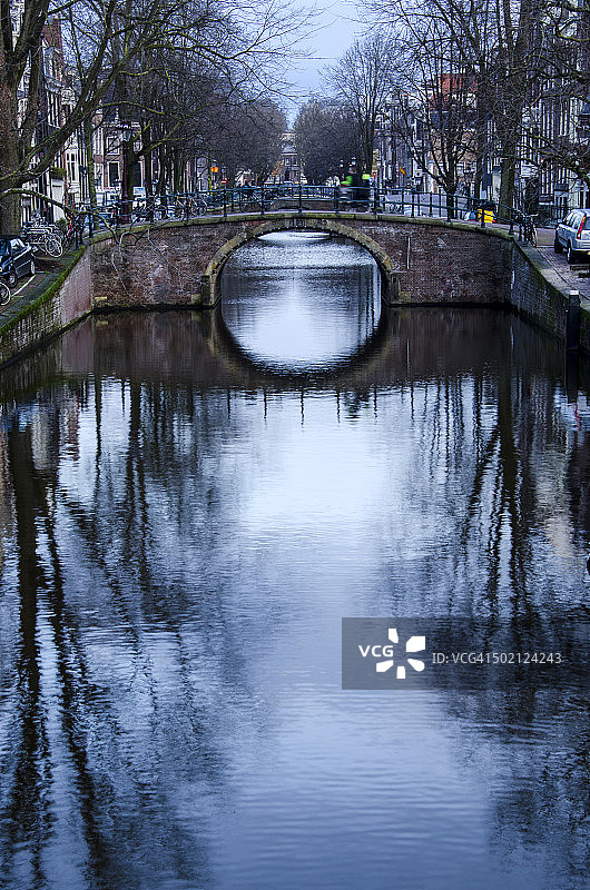 运河上的桥图片素材