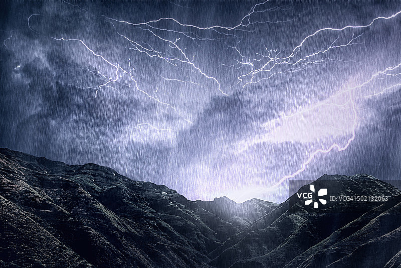 大自然释放她的愤怒图片素材