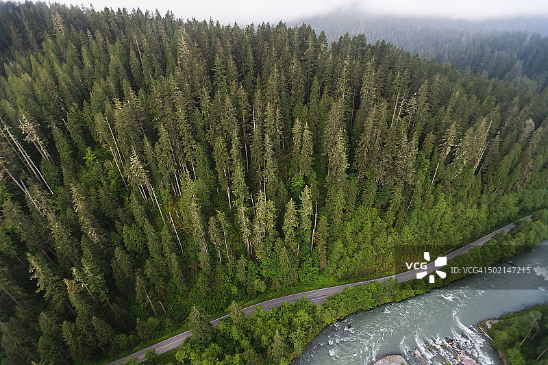 斯蒂拉瓜米什河航拍景观图片素材