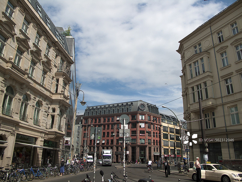 德国柏林米特区哈克市场街景图片素材